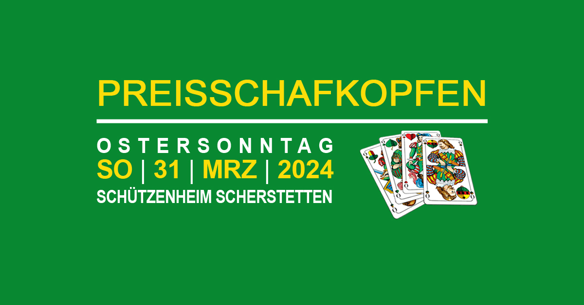 You are currently viewing Preisschafkopfen 2024