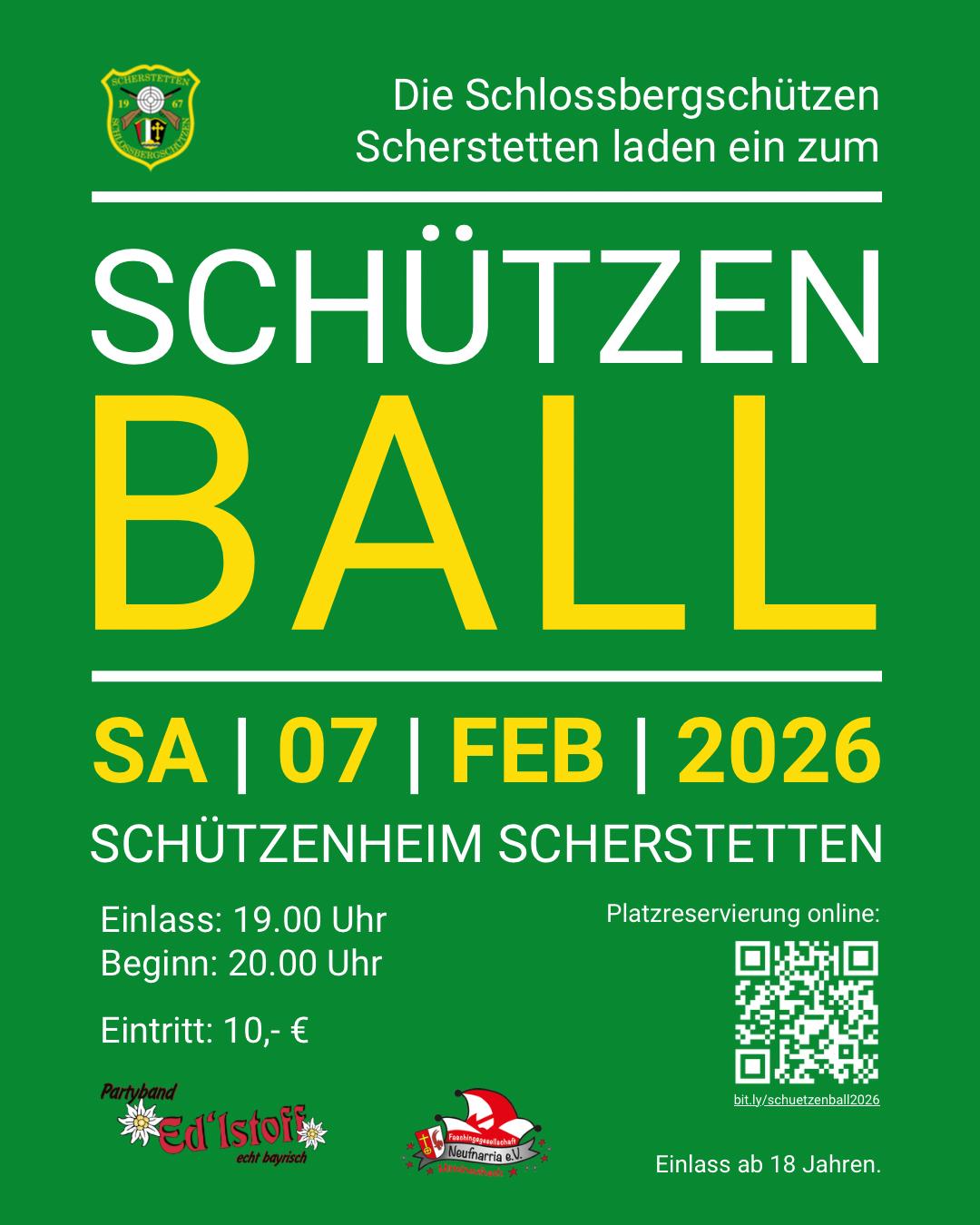 Mehr über den Artikel erfahren Schützenball 2026