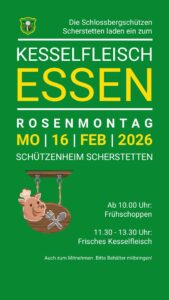 Mehr über den Artikel erfahren Kesselfleischessen 2026 – am Rosenmontag